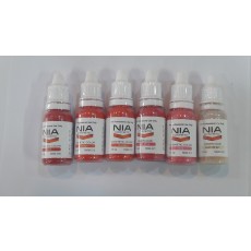 NIA립칼라USD60(진한레드.레드.오렌지.진한핑크.핑크.버벌검)